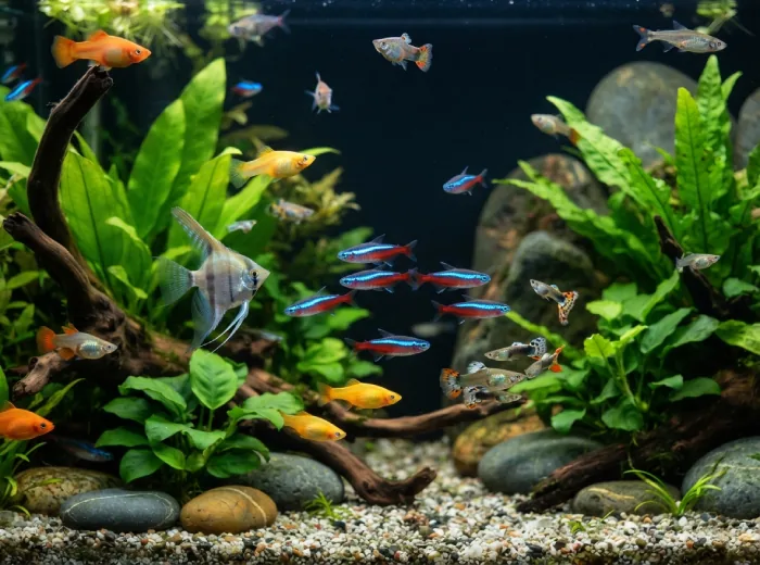 Ornamental fish at Fishes Hub